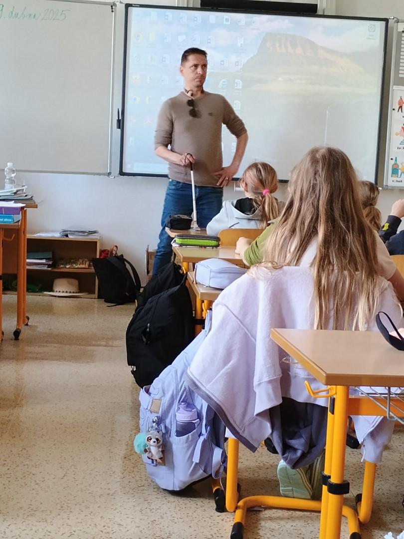 Beseda s nevidomým člověkem
