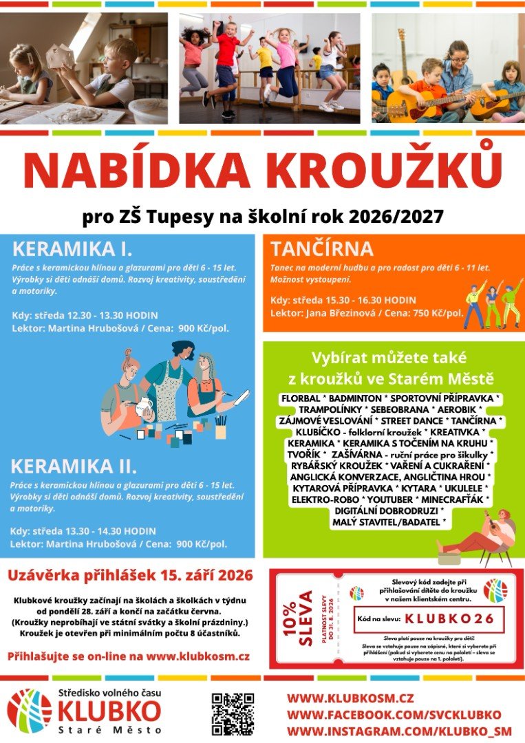 Kroužky SVČ KLUBKO